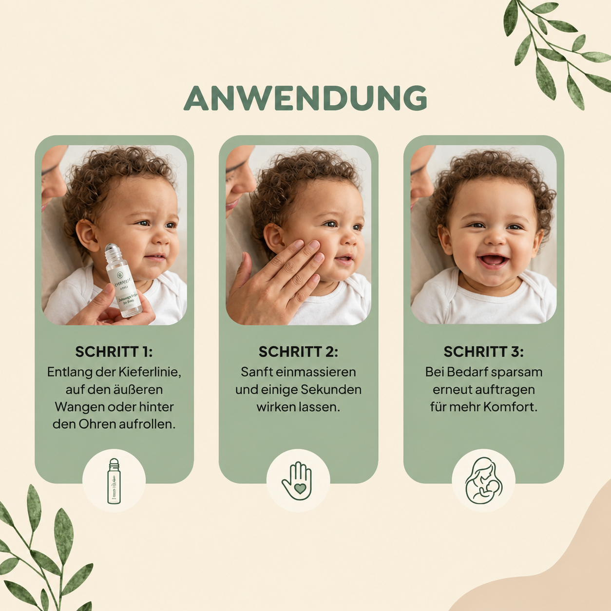 JawRest Mini Zahnungs-Roll-on für Babys - 1+1 Gratis