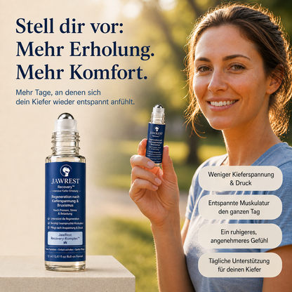 JawRest Regeneration™ - Ergänzende Pflege nach Kieferspannung