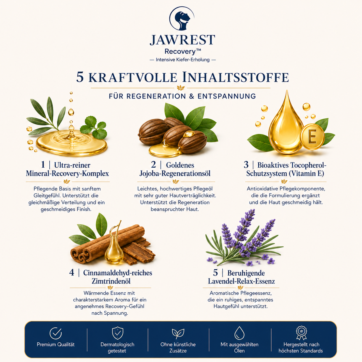 JawRest Regeneration™ - Ergänzende Pflege nach Kieferspannung