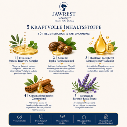 JawRest Regeneration™ - Ergänzende Pflege nach Kieferspannung